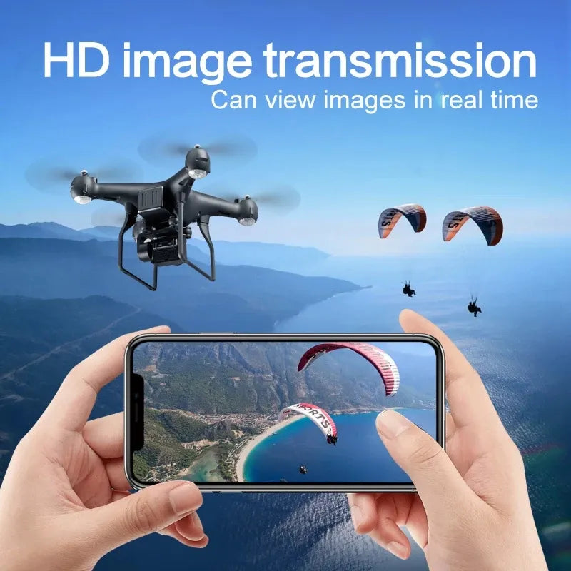RC Drone UAV with Aerial Photography 4K HD Pixel Camera Remote Control 4-Axis Quadcopter Aircraft Long Life Flying Toys JIMITU
