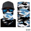 Camouflage Cycling Face Mask Scarf Neck Gaiter Men Seamless Bandana Women Headband Balaclava Tube Face Shield