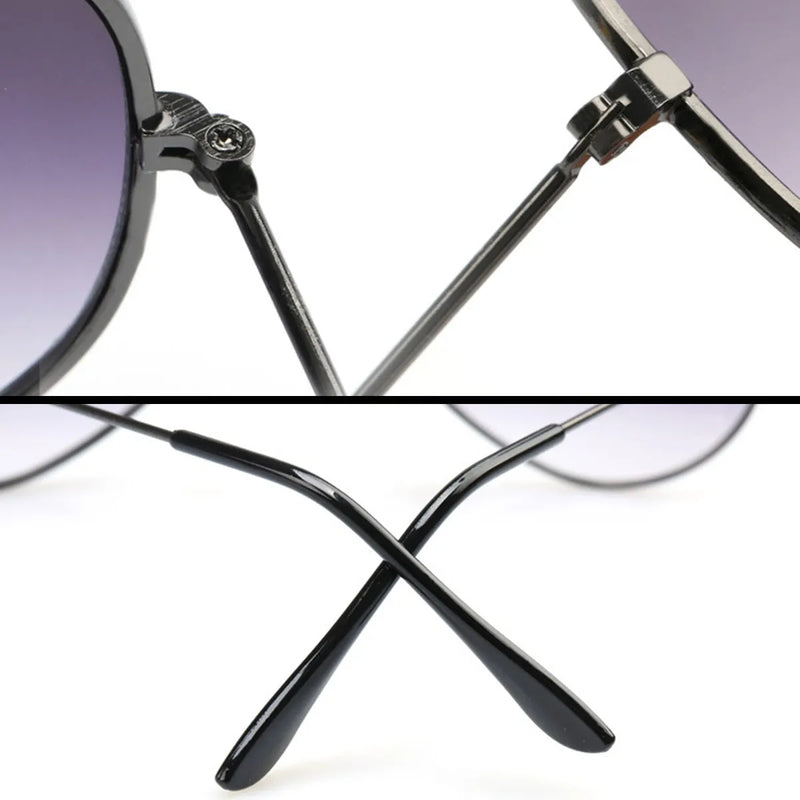 FOENIXSONG 2022 Fashion Mens Sunglasses for Women Classic Pilot Style Gradient Mirror Lens Retro Sun Glasses