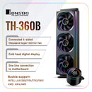 Jonsbo TH-360 AIO CPU Liquid Cooling Integrated Water-cooled Radiator TH-240 PC Water Cooler LGA1700 1851 1200 115X AM4 AM5