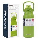 MODUS Garrafa Térmica de Viagem Vacuum Inox com Palha Copo Térmica Fria e Quente Vácuo