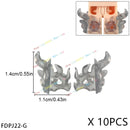 10PCS Special Effects Pieces Arm Fist Wind Lightning Leg Flames Assemble Scene Bricks Weapons Accessories Kids Toys