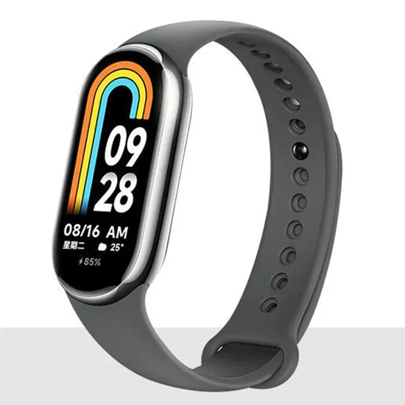 Watch Strap for Xiaomi Mi Band 8-9 NFC Bracelet Accessorie Sport Silicone Smartwatch Wristband correa Mi Band 8-9 global version