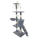 Cat Tree Scratching Post, Stable Structure Kitten Activity Centre Pet Toy Scratcher, Tall Cat Furniture Climbing Tower