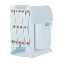 Adjustable Bookend with Pen Holder Extends up to 19 Inch Expandable Desk Magazine File Organizer Holder for Office Book Storage