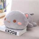 30/50/ 65cm Cute Mitao Cat Plush Toy Lying Cat Stuffed Doll Cute Animal Kitten Pillow Soft Cartoon Cushion Kids Christmas Gift