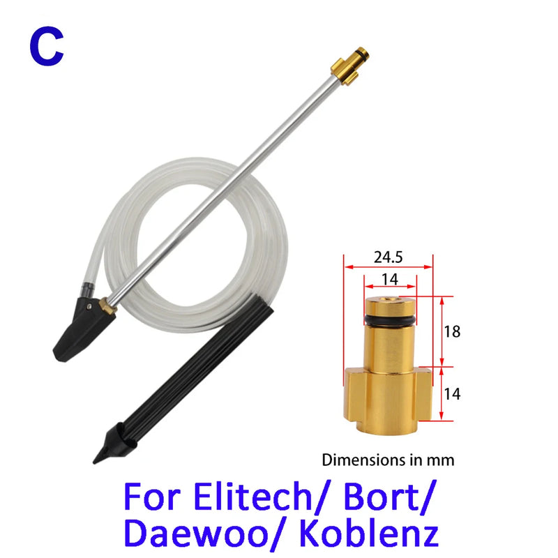 Pressure Washer SandBlasting Kit Wet Sandblaster Lance Nozzle for Karcher Huter Interskol Lavor Parkside High Pressure Washer