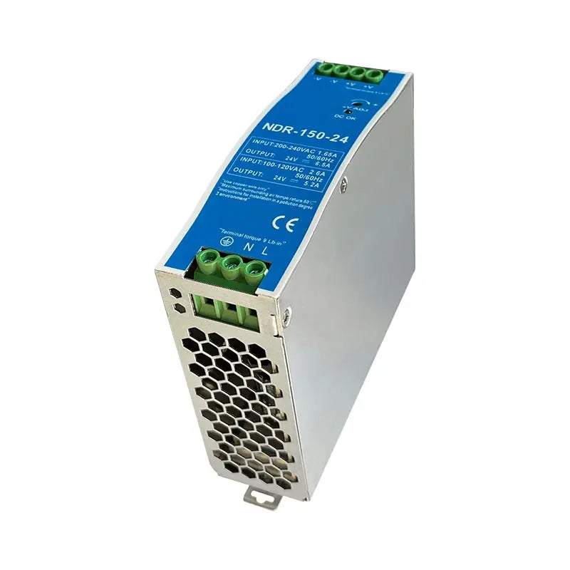 2.5A 12V 5.2A 24V NDR150W Industrial DIN Rail Mounted AC TO DC Single Output Switching Power Supply