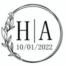 96 Pcs Personalized Round Circle Label Stickers Custom Name Date Thank You Stickers for Bridal Shower Party Favors