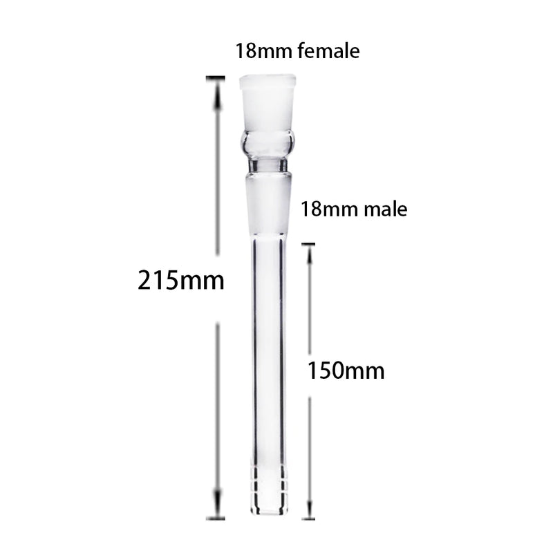 Diffused Downstem Glass 18mm to 18mm Adapter 2 inch/2.5/3/3.5/4/4.5/5/5.5/6 inch Tool