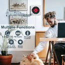 Portable CD Player Bluetooth Speaker LED Screen Wall Mounted Music Player FM Radio 3.5mm Stereo CD Players With Remote Control