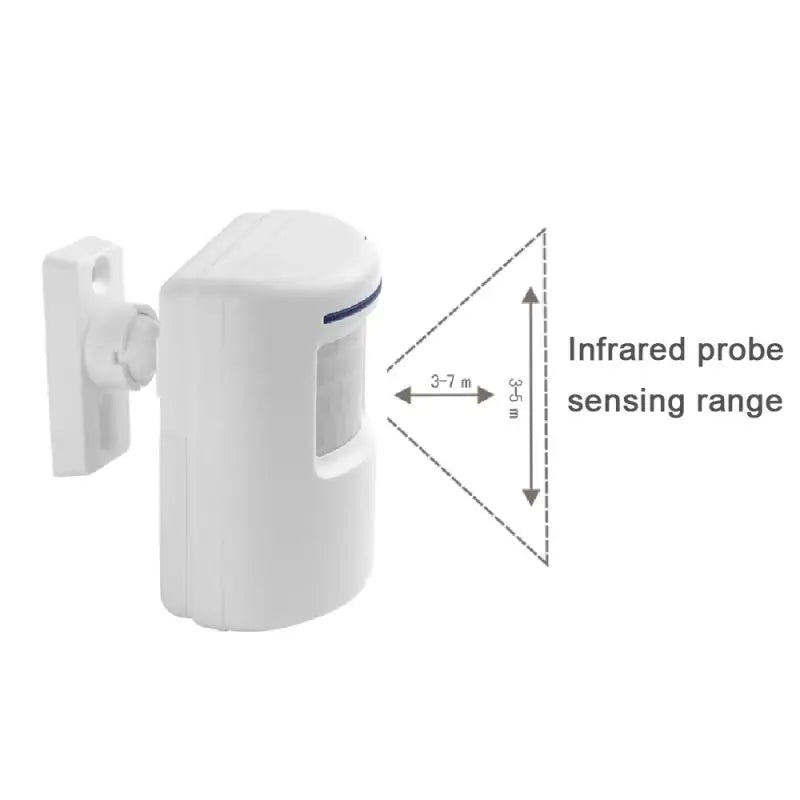 New 110V-240V Wireless Doorbell PIR Infrared Sensor Motion Detector Entry Door Bell Alarm Receiver Transmitter EU/US Plug