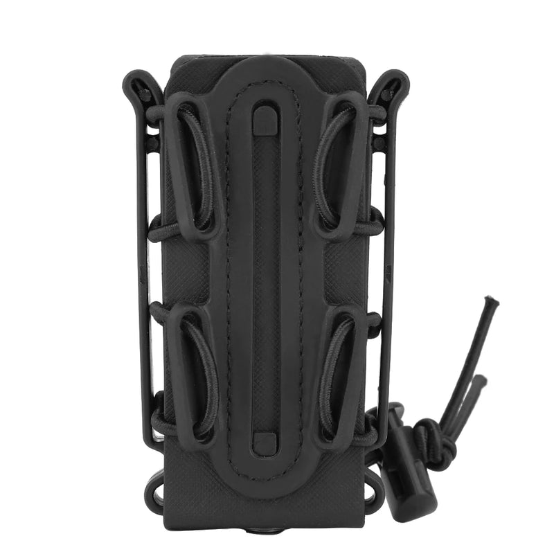 Tactical Molle 9mm Pistol Mag Military Magazine Pouch Hunting Holster Fastmag with Belt Clip and Molle Soft Shell Mag Pouch Case