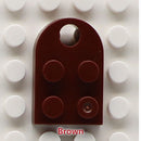 50pcs DIY Building Blocks 3176 Brick Heart Necklace/Key Ring Toys 2x 3 Heart-shaped Multicolor Educational Toy Gift for Children