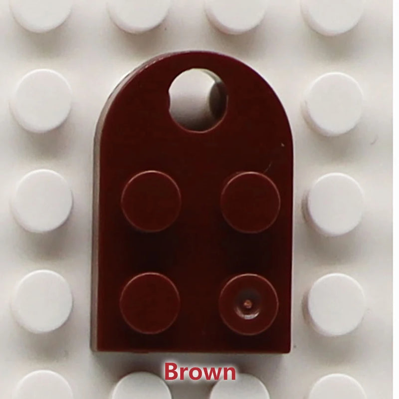 50pcs DIY Building Blocks 3176 Brick Heart Necklace/Key Ring Toys 2x 3 Heart-shaped Multicolor Educational Toy Gift for Children