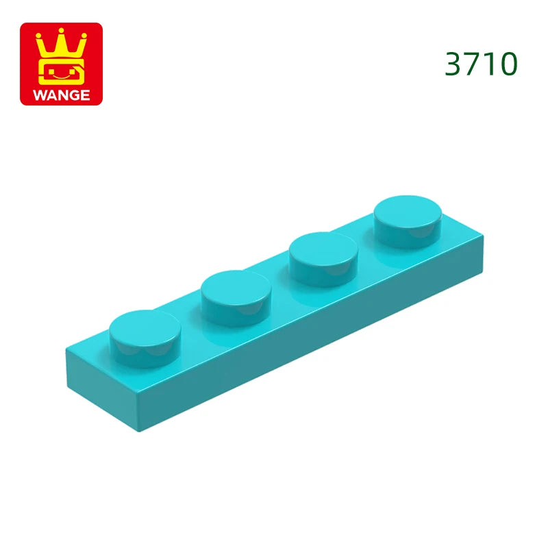 Wange 149Pcs/Lot 3710 1x4 Basic Building Block Moc Components Parts Compatible with Bricks DIY Children Assembly Toy Gift Box
