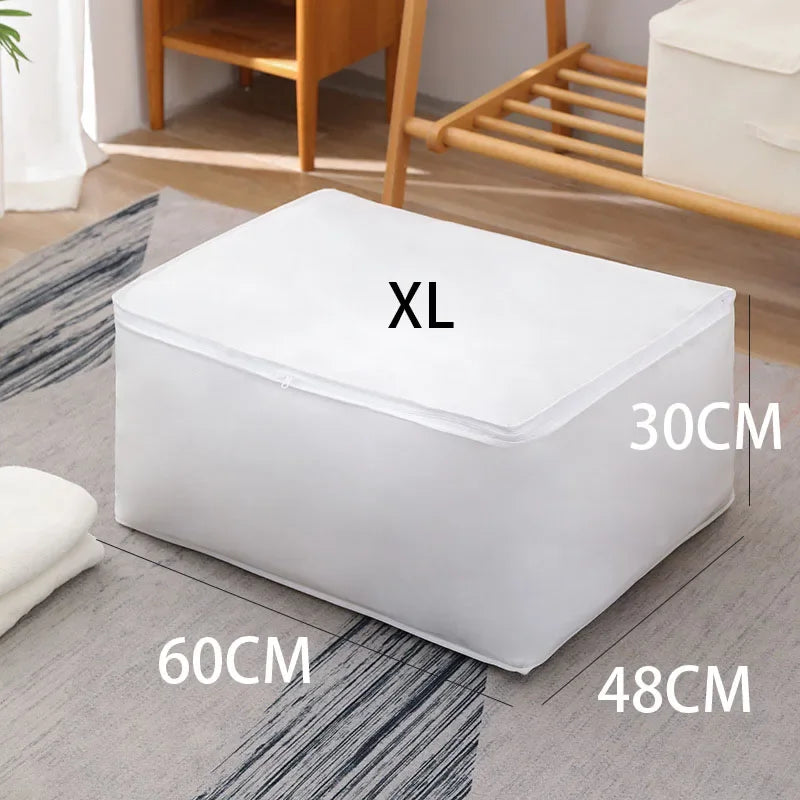 Clothing Quilt Clothes Storage Bag Big Capacity Blanket Sorting Bags Dustproof Closet Under-Bed Storage Moisture Proof Organizer
