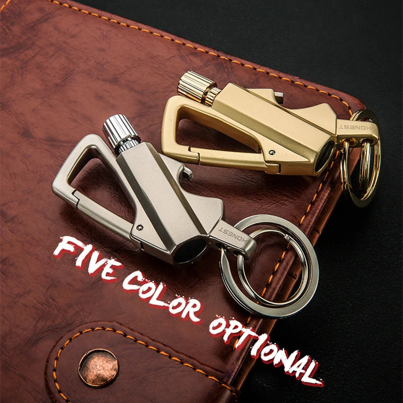 Multifunctional Match Kerosene Lighter Cross-border Outdoor Waterproof Will Carry Wine Open Key Chain Wholesale