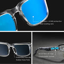 KDEAM Brand Hot Selling Square Polarized Men Sunglasses Brief And Fashion Design Leisure Women Shades Fishing Driving Glasses