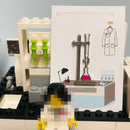 Hanreshe Titration Chemical Science Enamel Brooch Mediacl Lab Beaker Dropper Lapel Pins Jewelry for Scientist Chemist Doctor