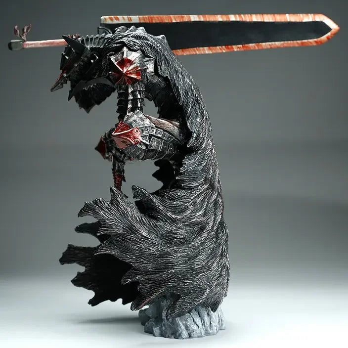 Anime Berserk Figure Guts Black Swordsman Anime PVC Action Figures Guts Beastization Warrior Griffith Toys Gifts 25cm