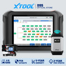 XTOOL D9 D9S Full System Car Diagnostic Tool Bi-Directional Control ECU Coding 45+ Resets Key Programming DOIP CANFD Topology