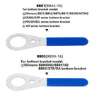 MTB/Road Bike Bottom Bracket Wrench Aluminum 39/40.5/44/46/50mm BB Installation Removal Tool DUB MT800 BB91 BB71 BSA30 BB386