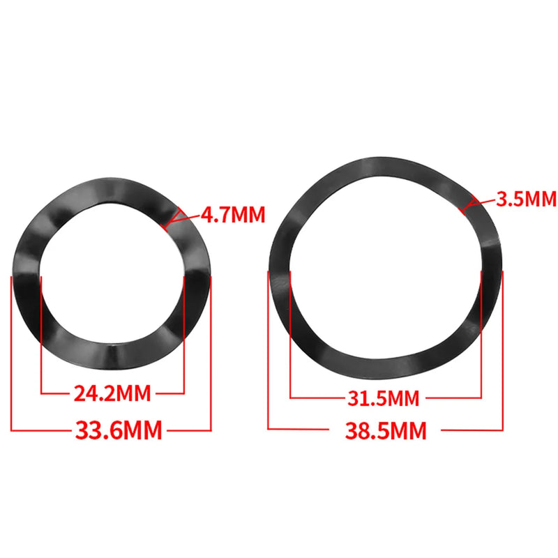 5pcs Bike BB30 PF30 BB386 Bottom Bracket Adjust Washer MTB Road Bicycle Crankset Washer 24mm 30mm BB Crank Spacer