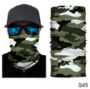 Camouflage Cycling Face Mask Scarf Neck Gaiter Men Seamless Bandana Women Headband Balaclava Tube Face Shield