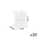 MARUMINE MOC Build Block Part Window Glass House Transparent Wall Panel 87552 87544 60581 87543 59349 Creative Brick Accessories