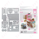 Christmas bells and Christmas trees Gift box die metal die for crafts Cutting Dies DIY Making Greeting Card Scrapbook Decoration