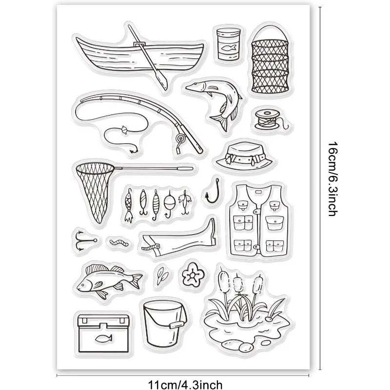 Easter Themed Silicone Clear Stamps Transparent Stamps for Birthday Valentine's Day Party Cards Making DIY Scrapbooking