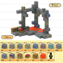 Magnetic Building Blocks Mine World Magnet Cubes Forest Set for Boy Girl Kid Age 3+ DIY Model Children STEM Sensory Toy Gift