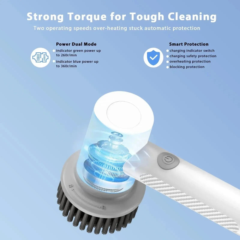 Xiaomi Wireless Electric Cleaning Brush Housework Kitchen Dishwashing Brush Bathtub Tile Professional Cleaning Brush