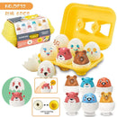 Easter Eggs Toddler Sensory Matching Eggs Toys Montessori Educational Learning Birthday Gifts for 1-3 Years Old Boys Girls