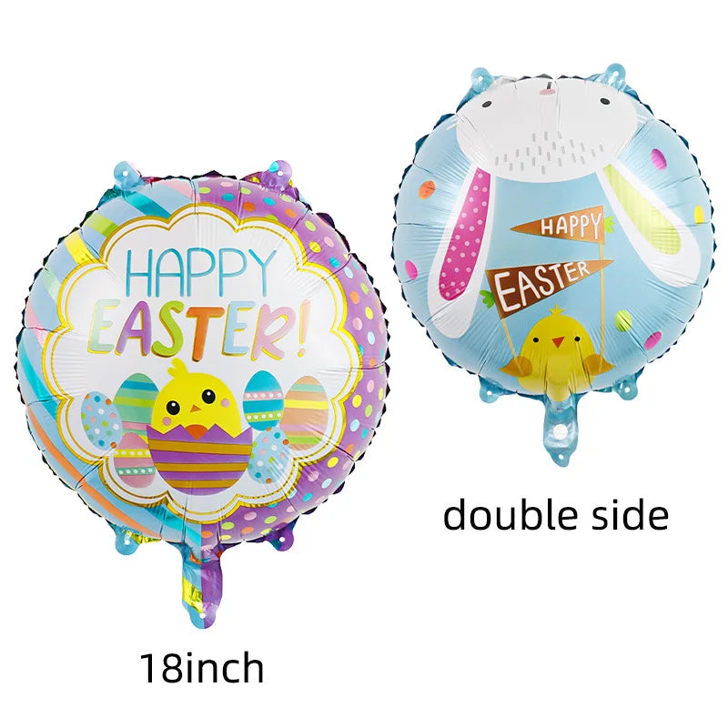 Cute Animal Easter Rabbit Mini Figurines Bunny Carrot Cake Decoration Chick Cupcake Toppers Easter Party Baking Supplies