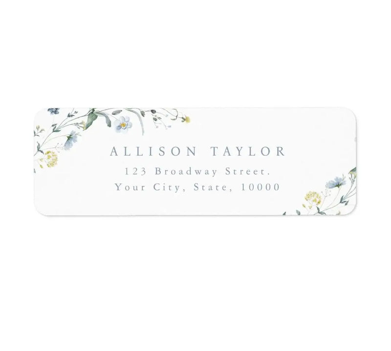 50pcs Custom Sticker Label, Personalized Return Address Labels Sticker, Wedding and Baby Shower Labels Stickers 5.7x2 cm