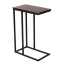 WOLTU End Table Side Table Coffee Tea Table Laptop Desk with Metal Frame Nightstand Table Bedroom Living Room Home Furniture