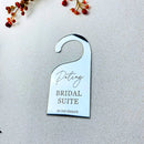 Personalized Wedding Do Not Disturb Door Hangers Bridal Suite Hanging Door Sign Customized Bride Name Party Acrylic Decoration