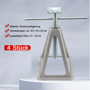 4 Pack Caravan Support Stand RV Stabilizer Jacks 3600 kg Aluminum RV Leveling Jacks Stack for RV Travel Trailer Camper Jack
