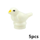 MOC City Animal Zoo Fram Accessories Building Block Figures Goat Sheep Eagle Owl Panda Parrot Seagull Penguin Bricks Toy Gift