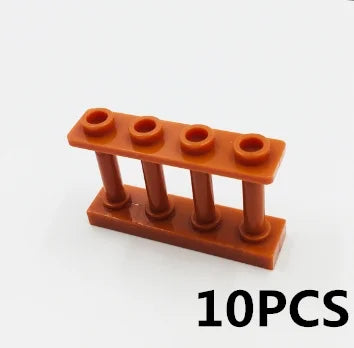 Military MOC Sentry Building Block Soldier Sandbag Fence Cannon Shell Barbed Wire Weapon Rack Training Field Watchtower Toy K018