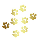 Car Cat Paw Print Sticker Creative 3D Animal Footprint Decal Sunscreen Waterproof Auto Door Window Paster Exterior Accessories