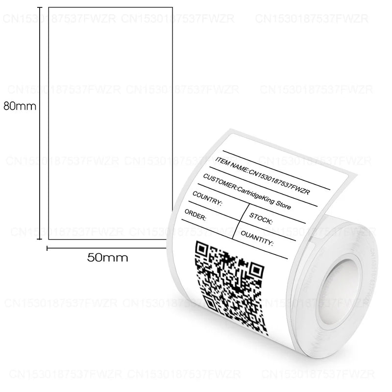 Mixed Size Marklife P50 Thermal Paper Self-Adhesive Label Sticker Compatible for M110 M220 M200 Printer 50*80mm 50*30mm 40*30mm