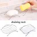 Stainless Steel Soap Dishes Rust-resistant Saver Basket For Bathroom Toilet Shower Soap Holder Case Brand Kitchen Accessories