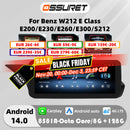 4G Carplay Android 13 Auto Car radio For Mercedes Benz W212 E-Class NTG 4.0 4.5 5.0 E200 E230 E260 E300 S212 Multimedia player