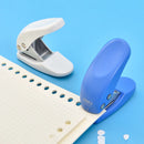 DELI Mini Paper Punch Portable Size 1 Hole Punch Machine 6mm 10 Sheets Office School Supplies