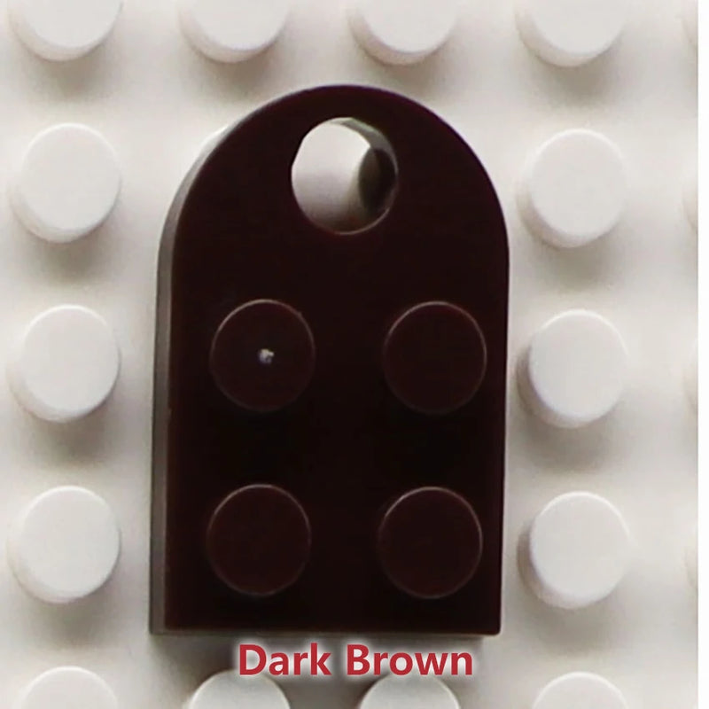 50pcs DIY Building Blocks 3176 Brick Heart Necklace/Key Ring Toys 2x 3 Heart-shaped Multicolor Educational Toy Gift for Children