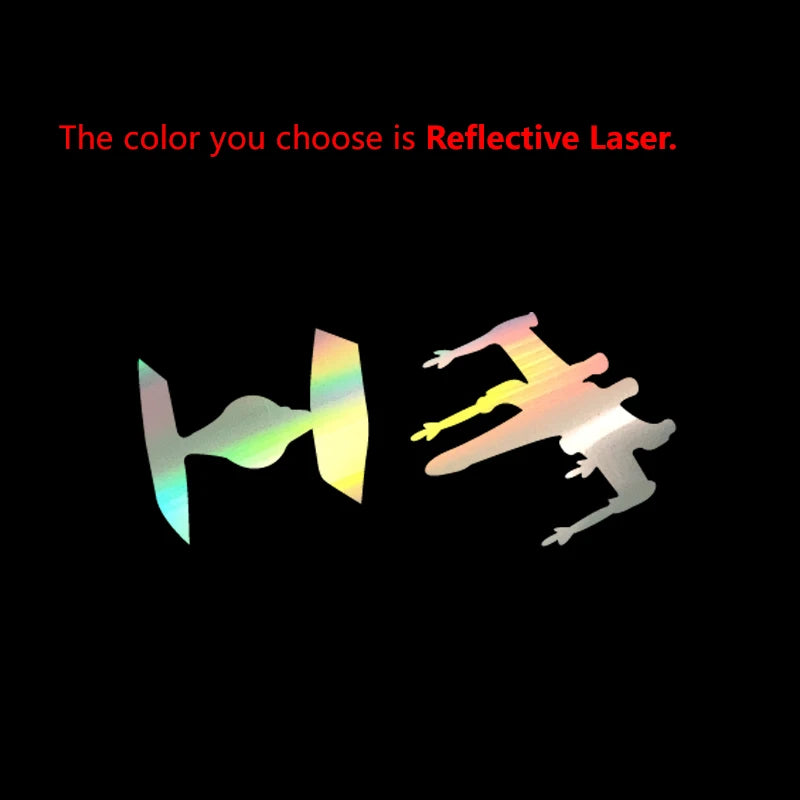 AT Walker Ground Battle Ship Vinyl Art Sticker Star Wars Easter Egg Decals Death Star Decal X Wing Stickers Car Window Decor
