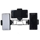 3-Position Stand Clip Bracket Holder Mobile Phone Clamp Tripod 1/4" Mount for Smartphones Mic Fill Lights Live Broadcast